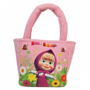 Сумочка мягкая по мотивам мультфильма «Маша и Медведь» (Мульти-Пульти, V85998/20sim)